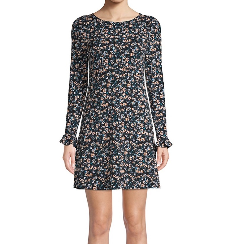 NWT Free People Floral-Print Mini Dress